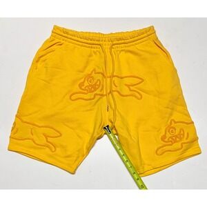 Ice Cream Running Dog Sweat Shorts Yellow Mens Size M